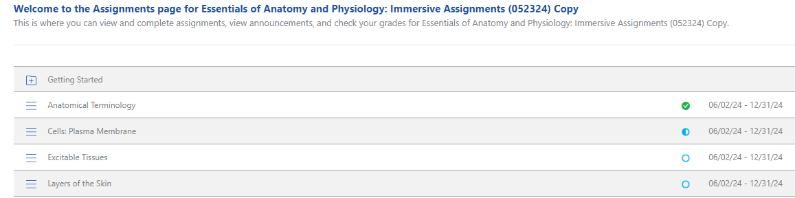 how to make assignment complete